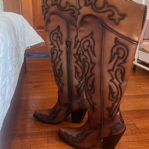 Dan Post Brown Western Boots